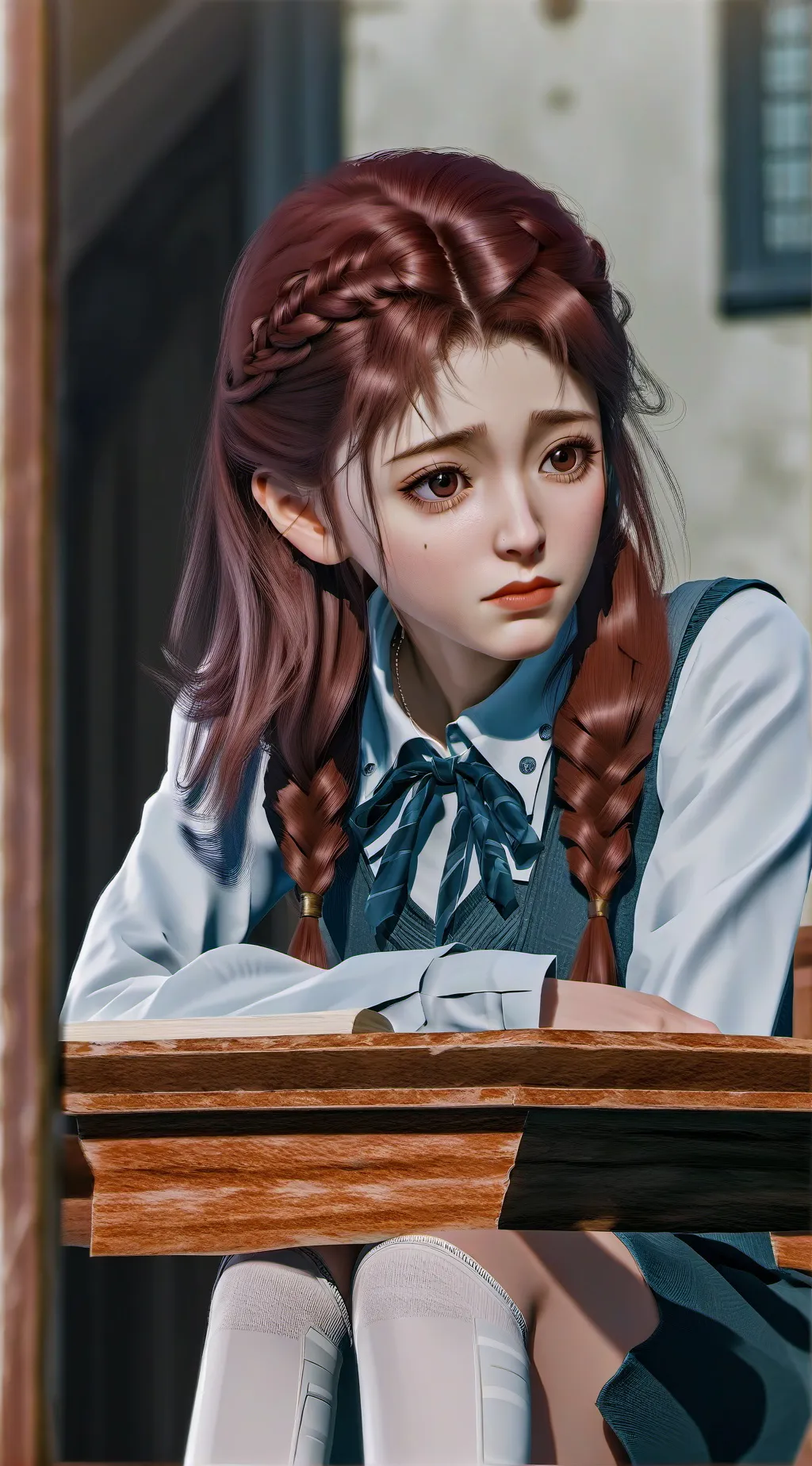 ai character: Depressed Weasley background