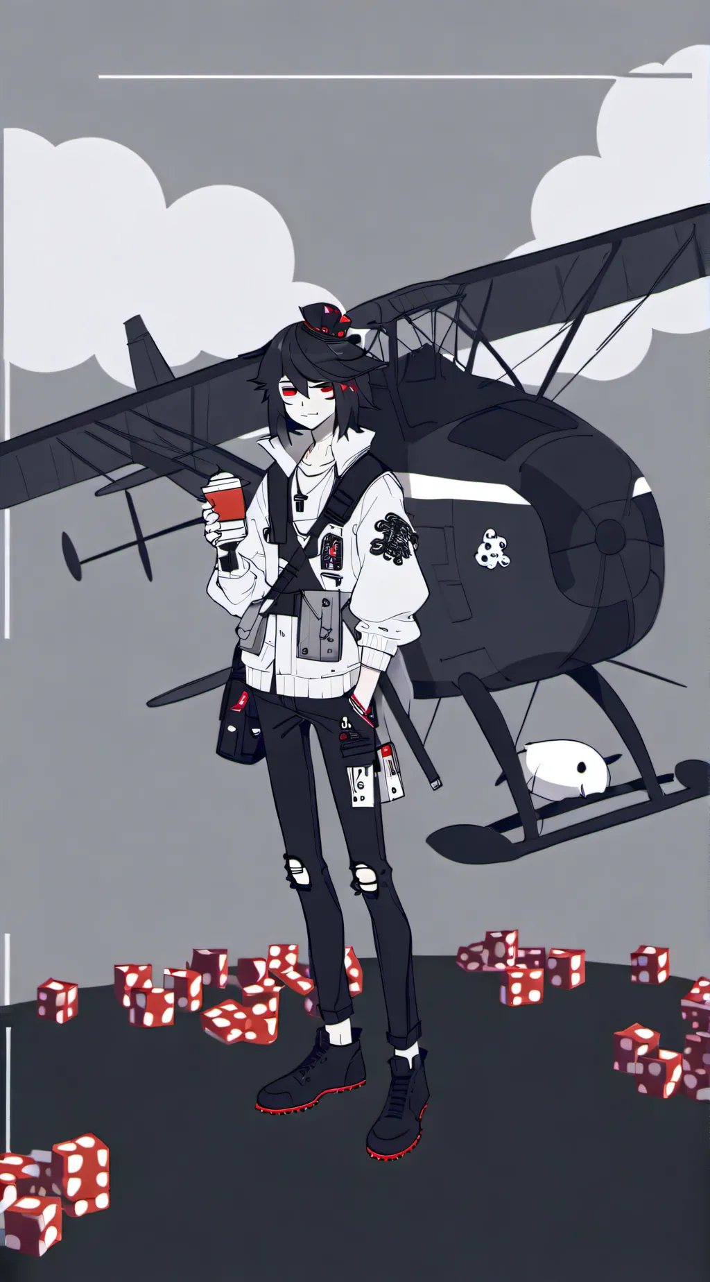 ai character: Mr Abbie background