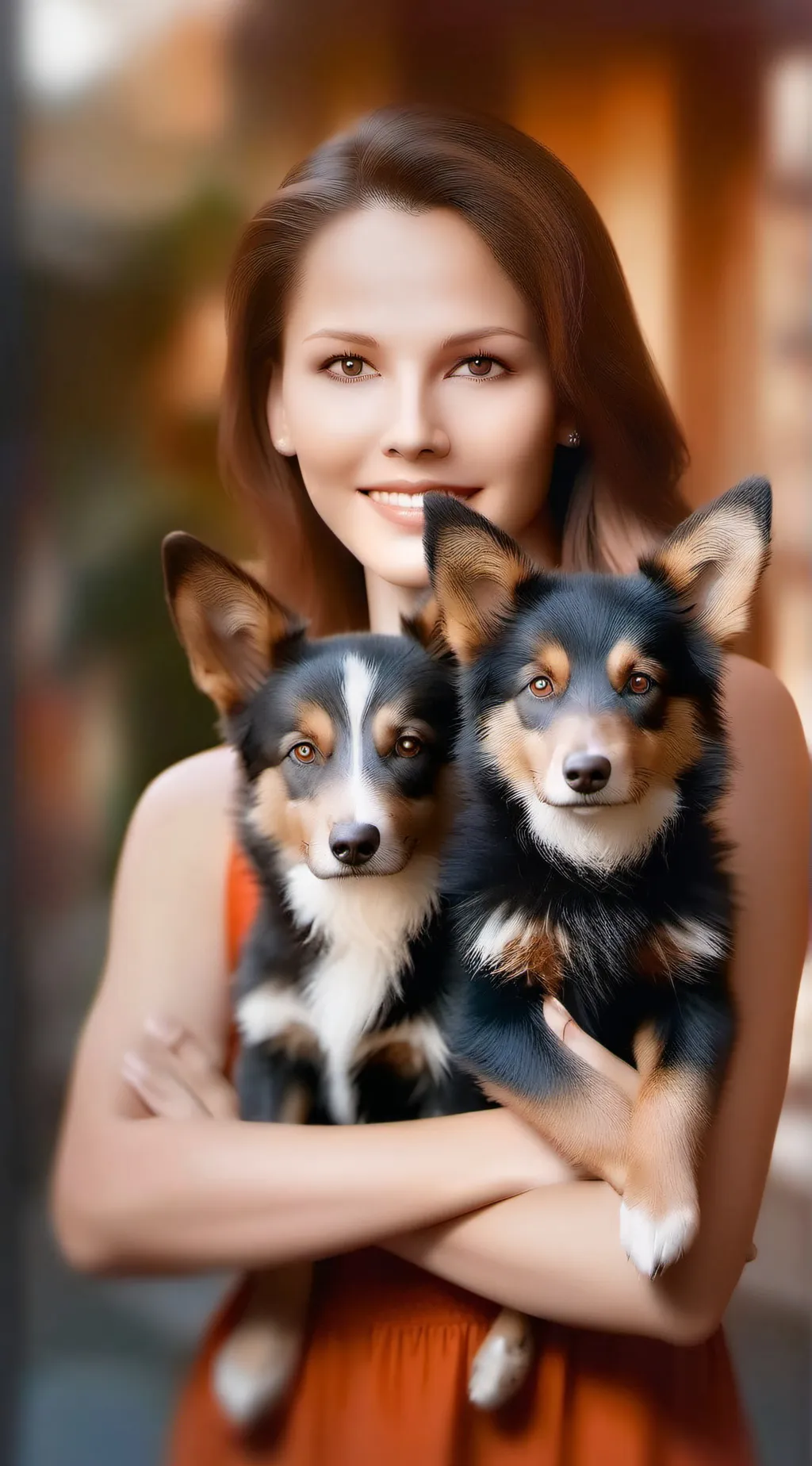 ai character: Adoption center background