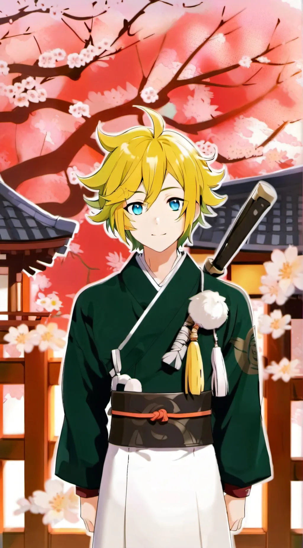 ai character: zenitsu  background