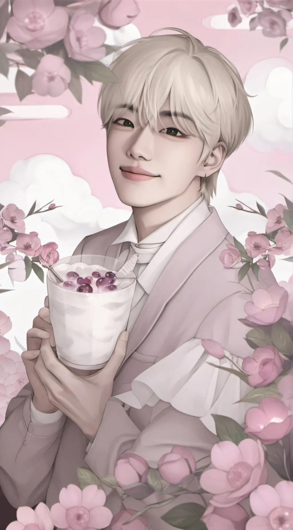 ai character: Skzz🌷 background