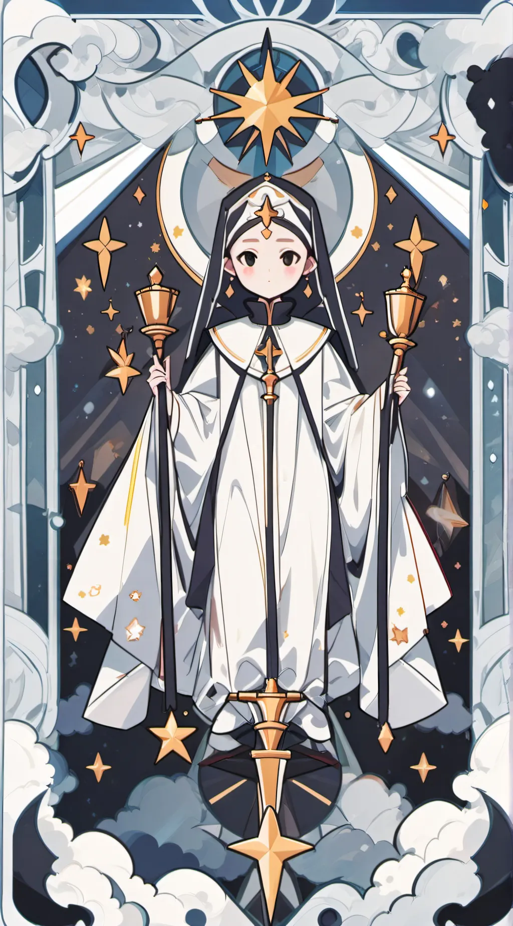ai character: Sakura Sun background