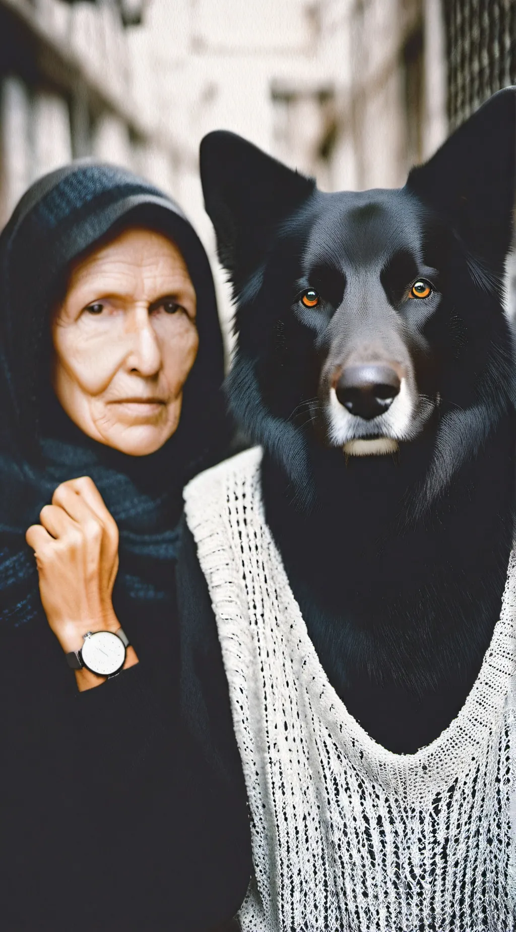 ai character: The lady’s dog background