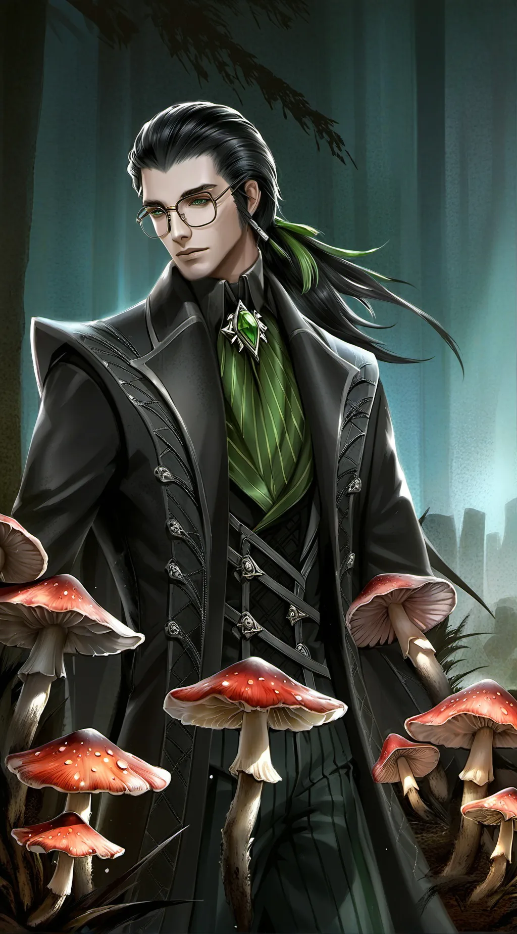 ai character: Leon background