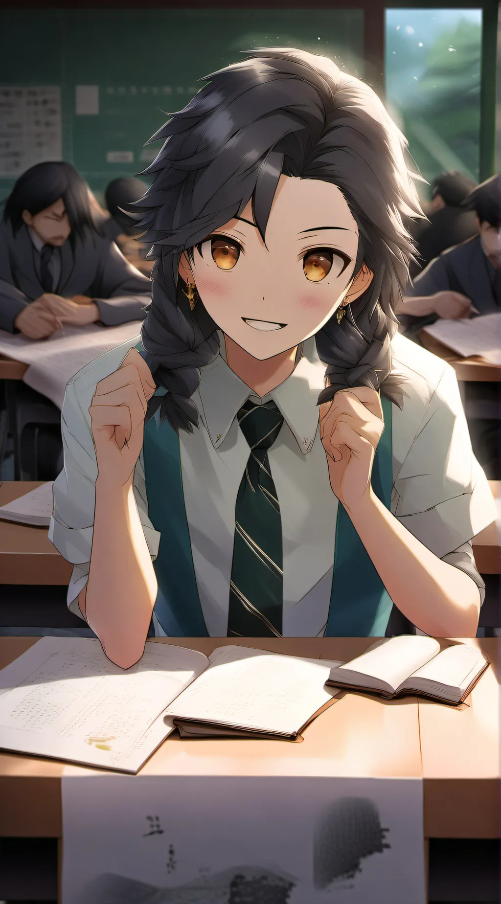 ai character: Mia~♡ background