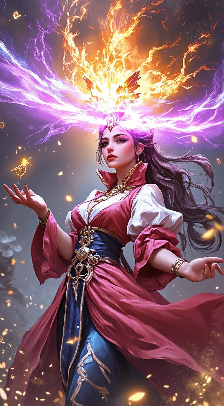 ai character: Luna background