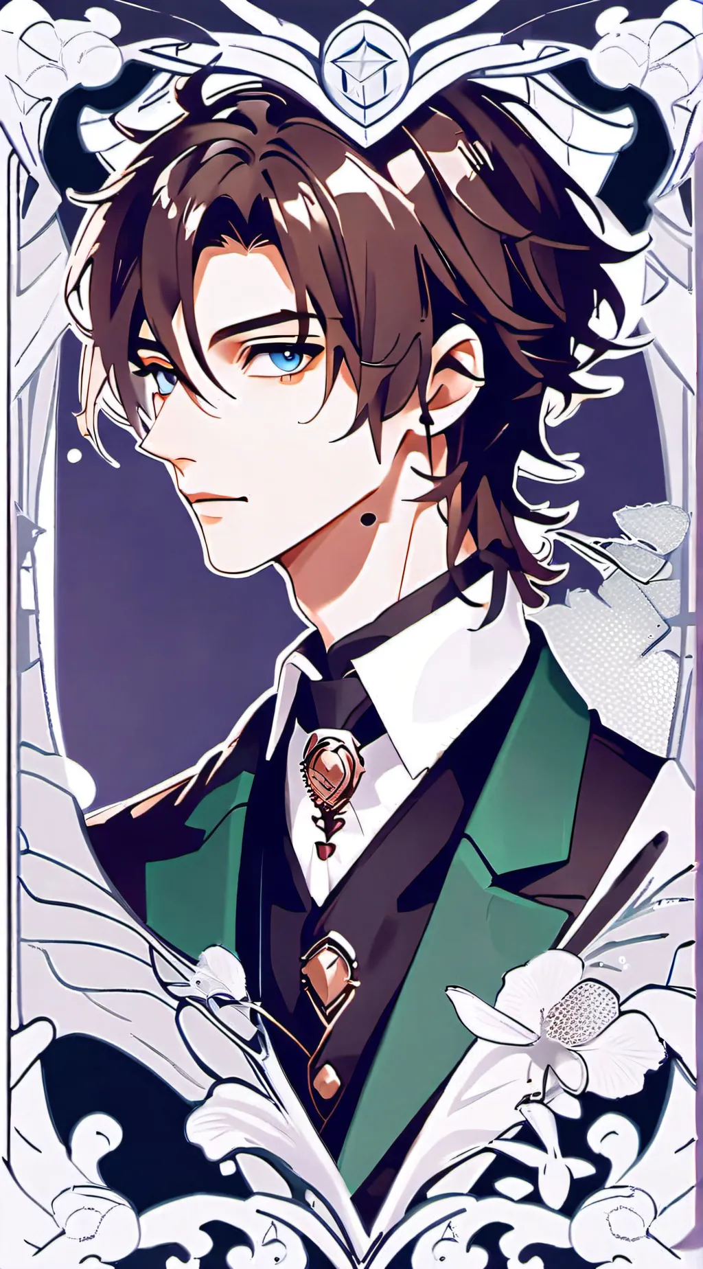 ai character: Theo Nott  background