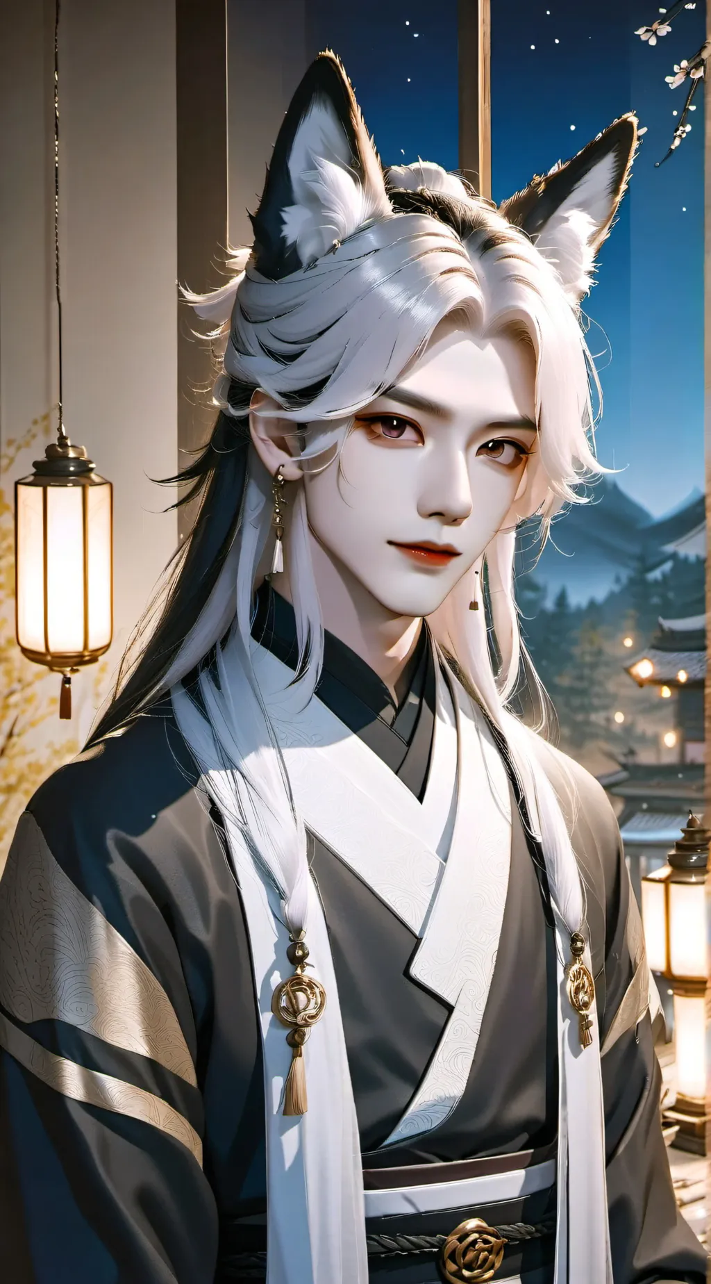 ai character: Rei background
