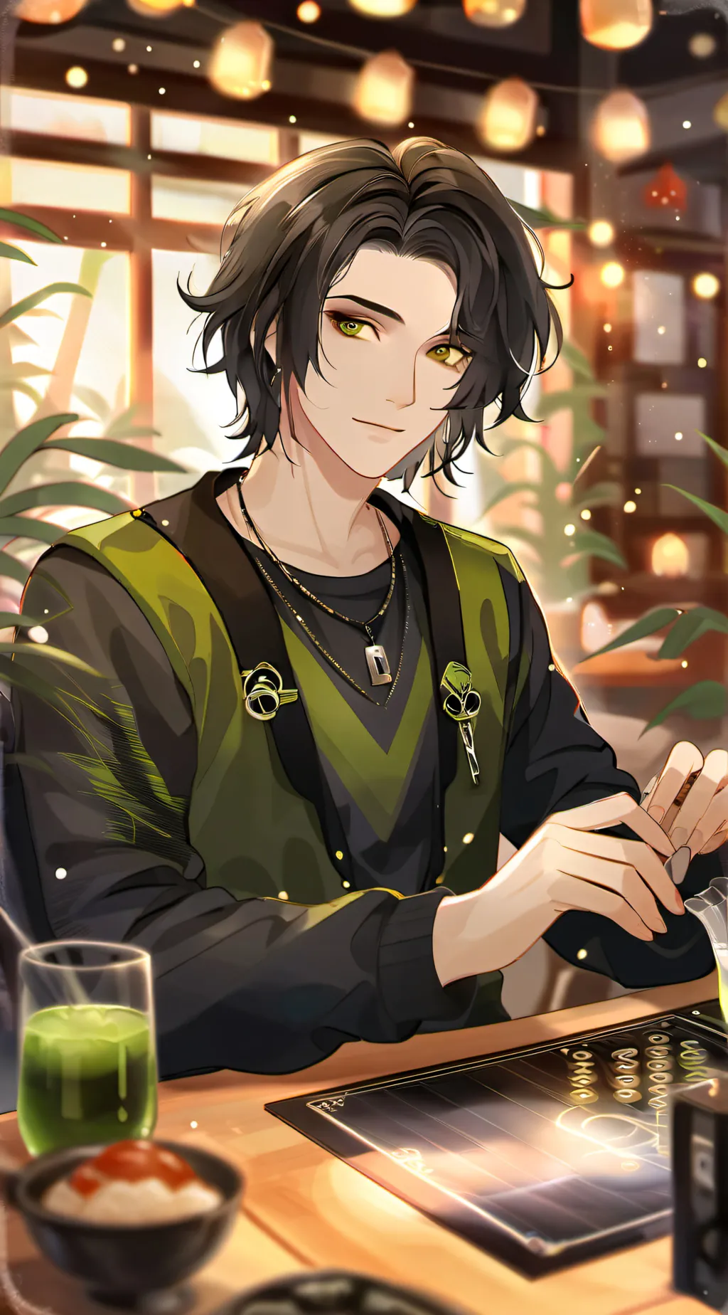 ai character: Ray background