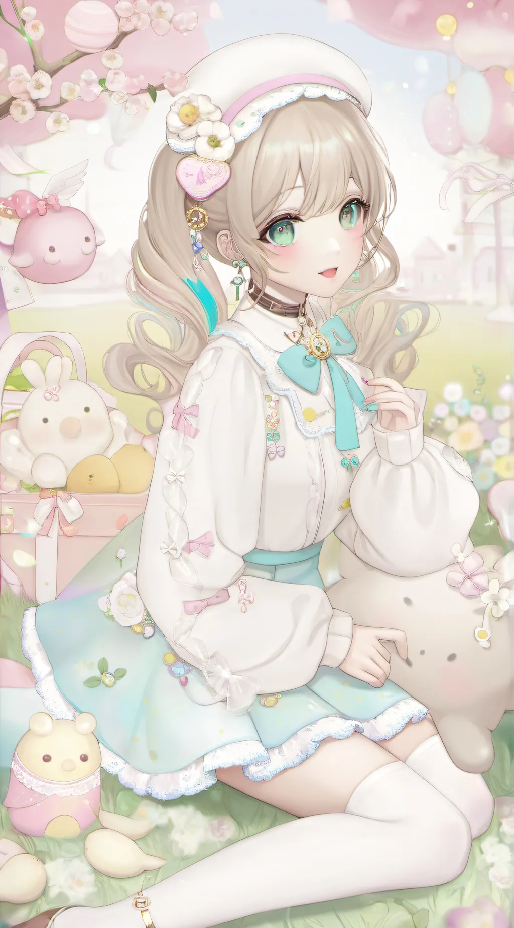 ai character: Eye color  background