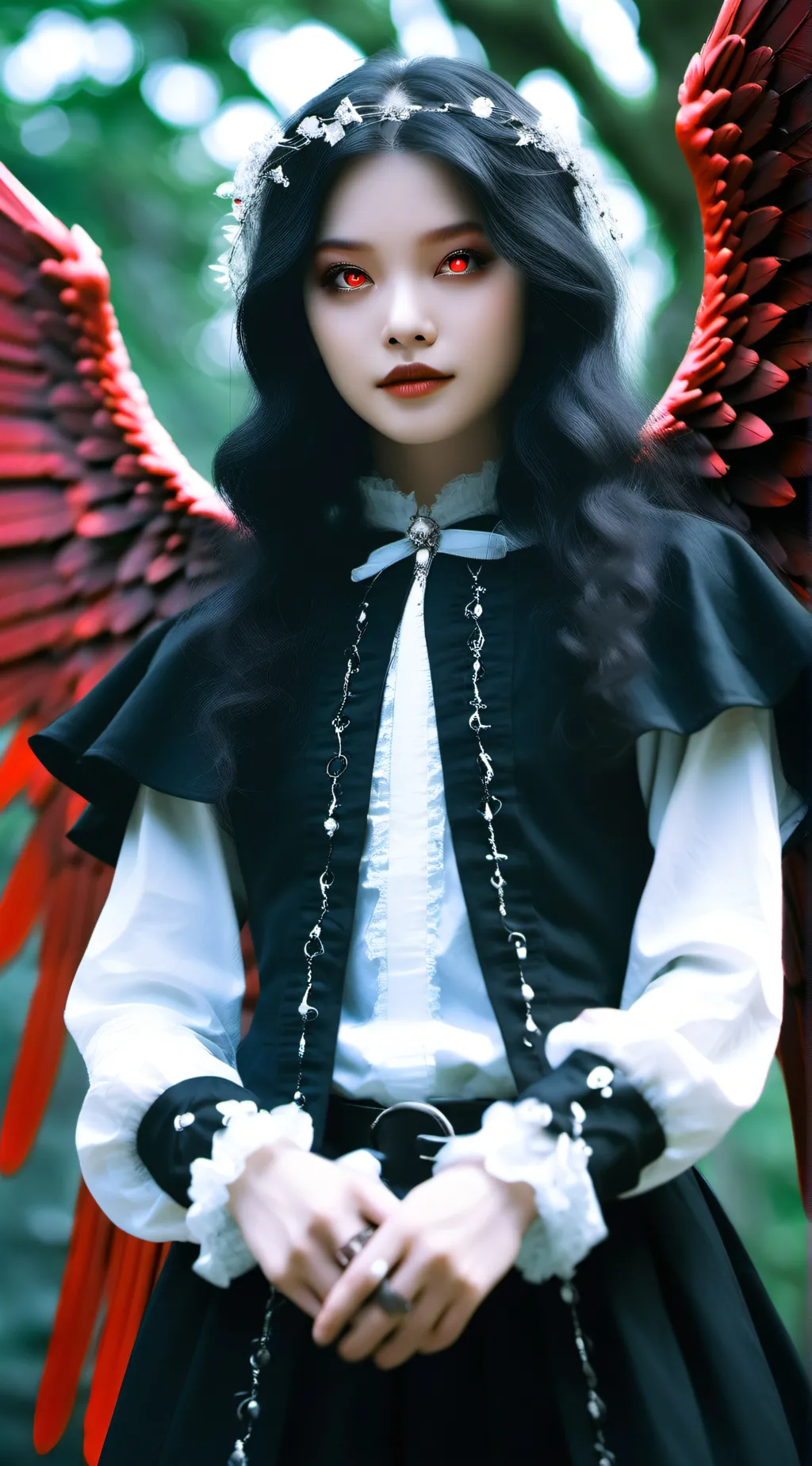 ai character: Seraphim  background