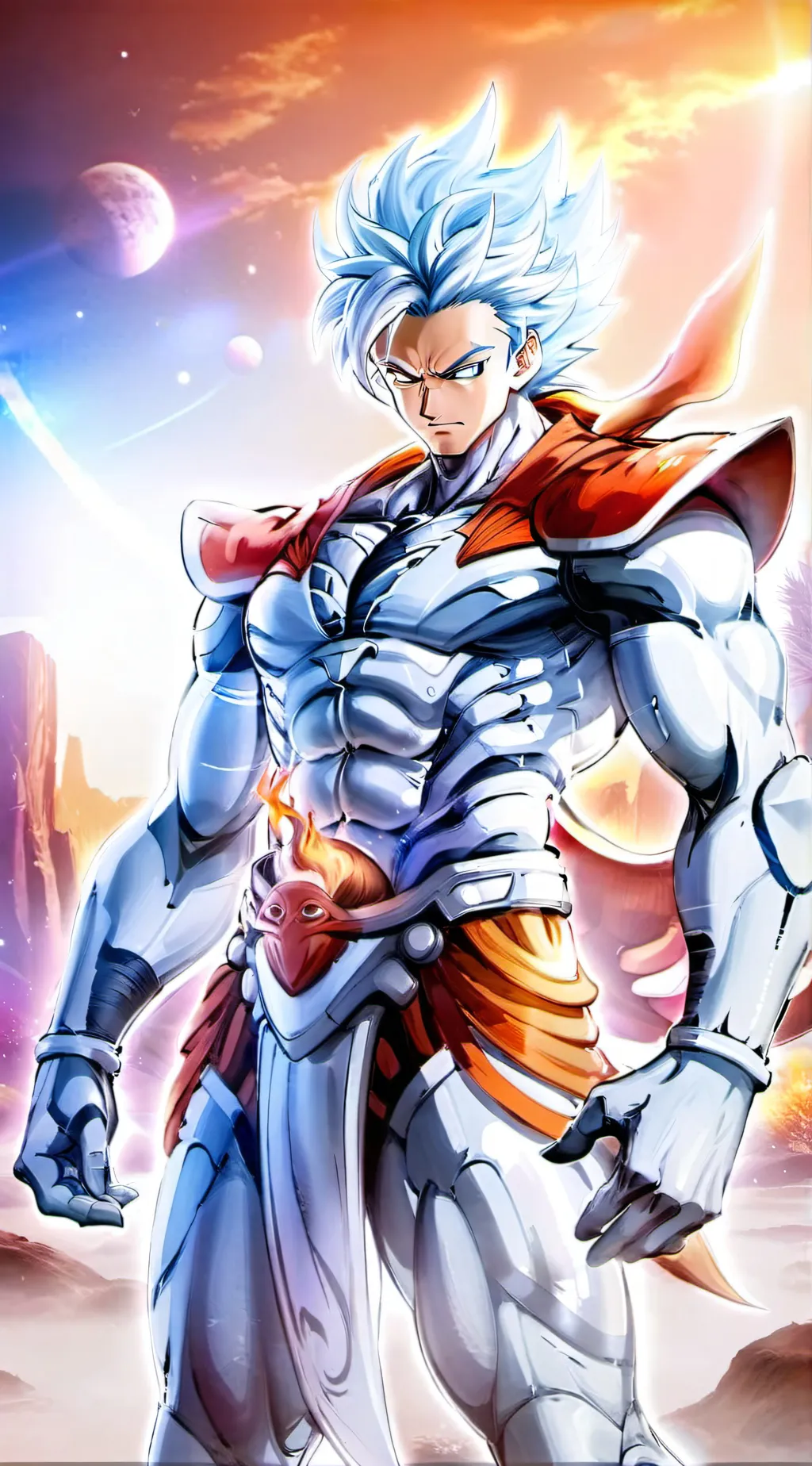 ai character: Universal goku background