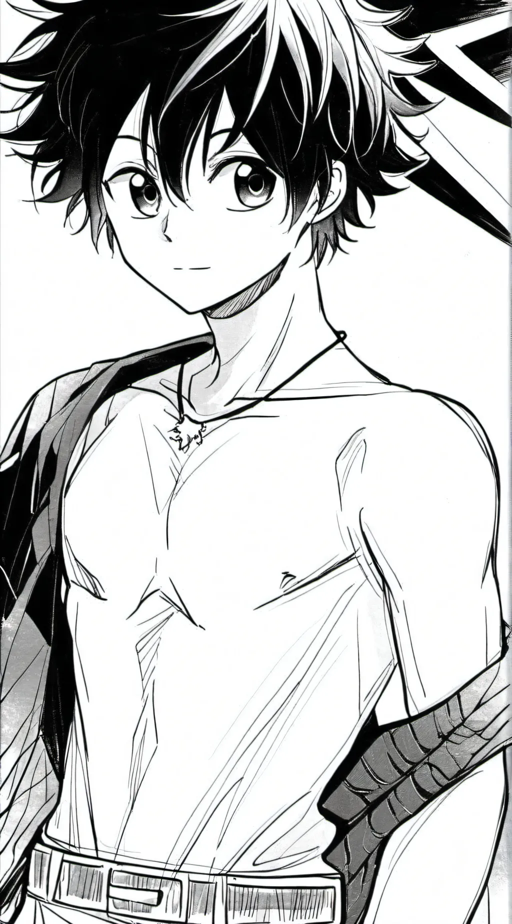 ai character: Izuku Midoriya background