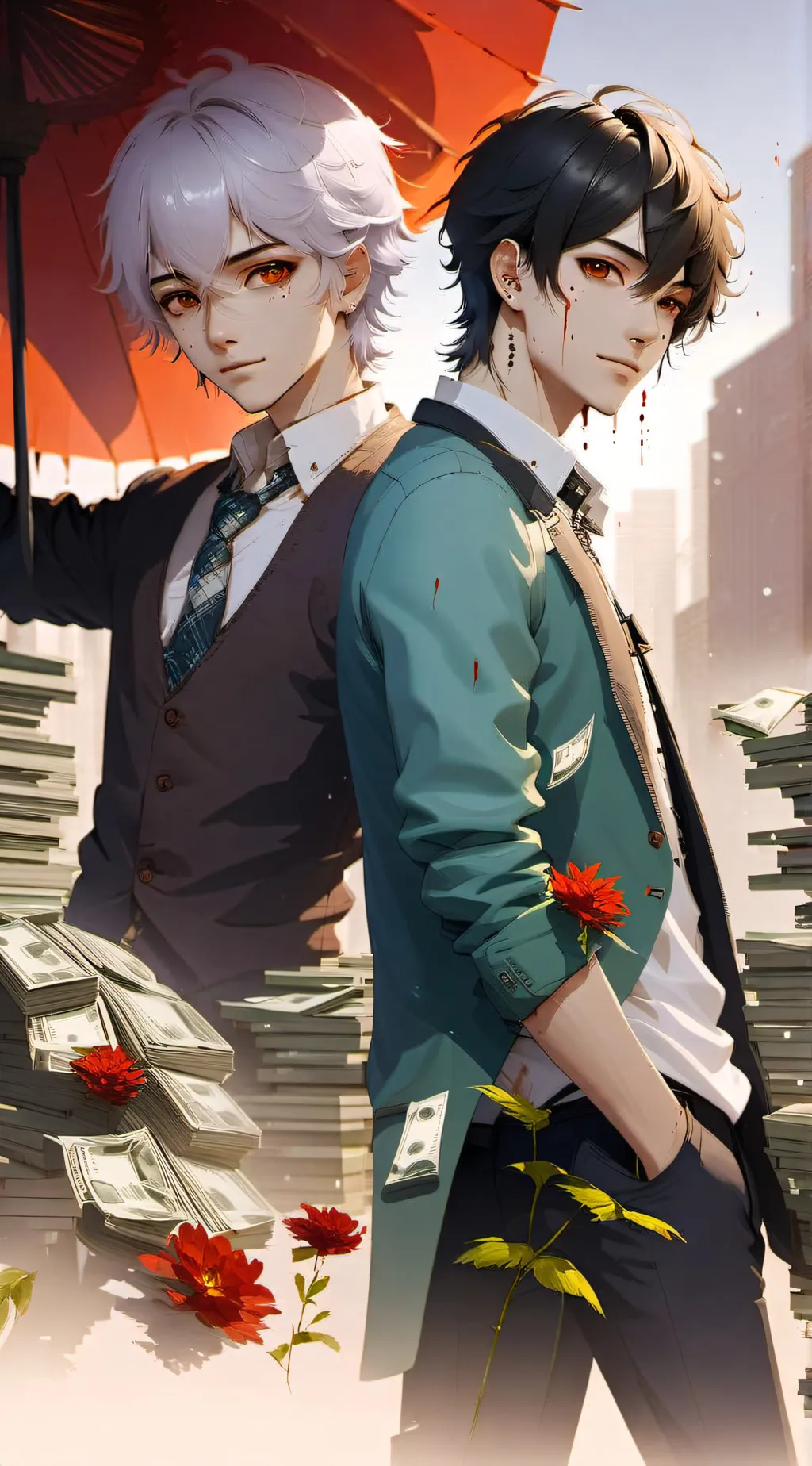 ai character: Damon and Alieu background