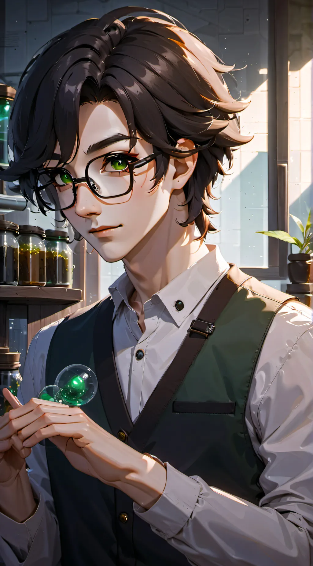 ai character: Alex background