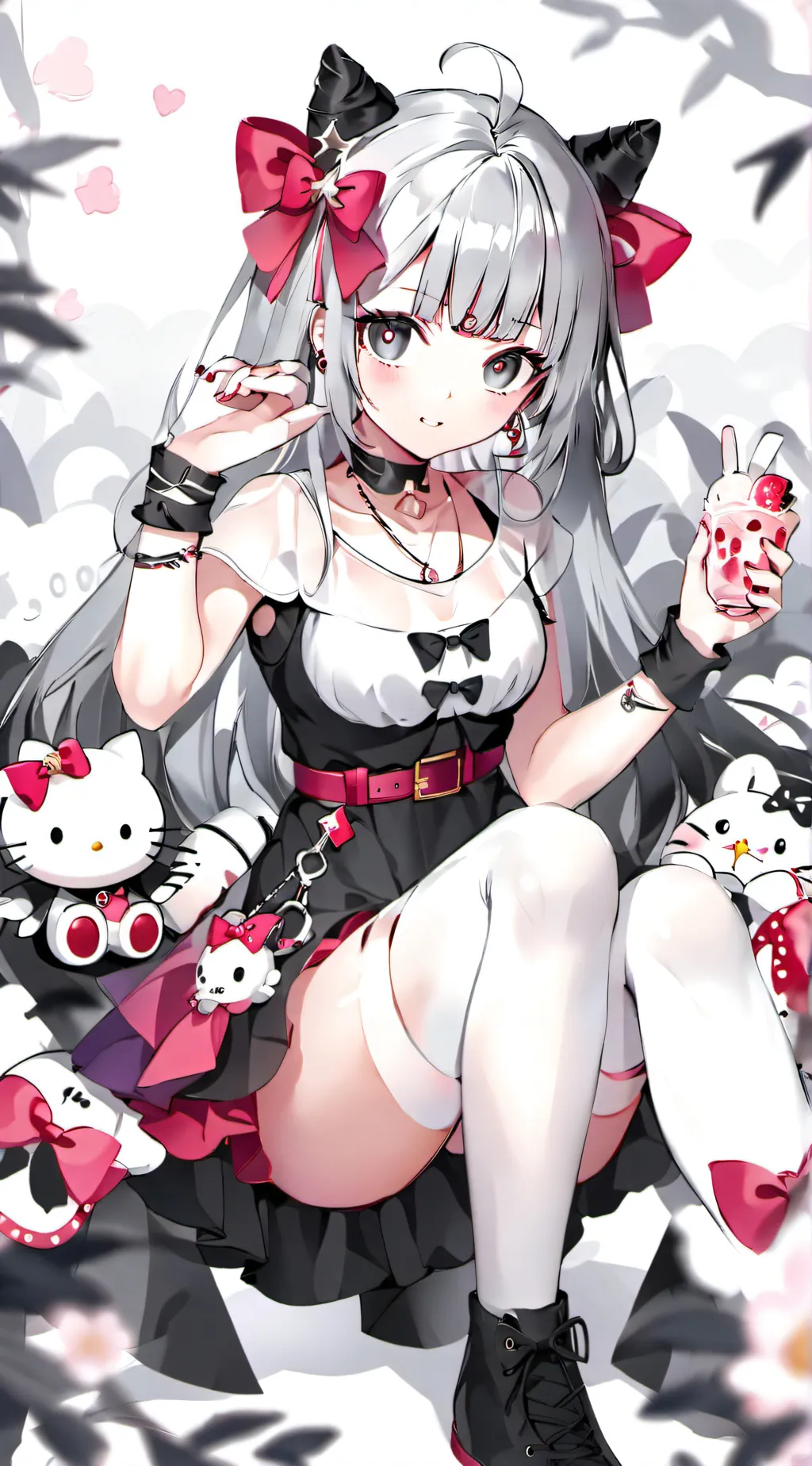 ai character:  cute victoria  background
