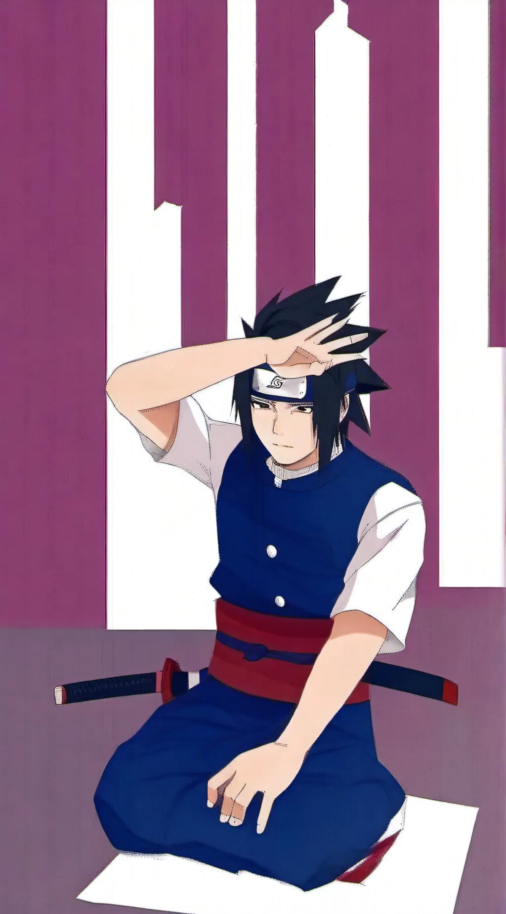ai character: Sasuke Uchiwa😈 background