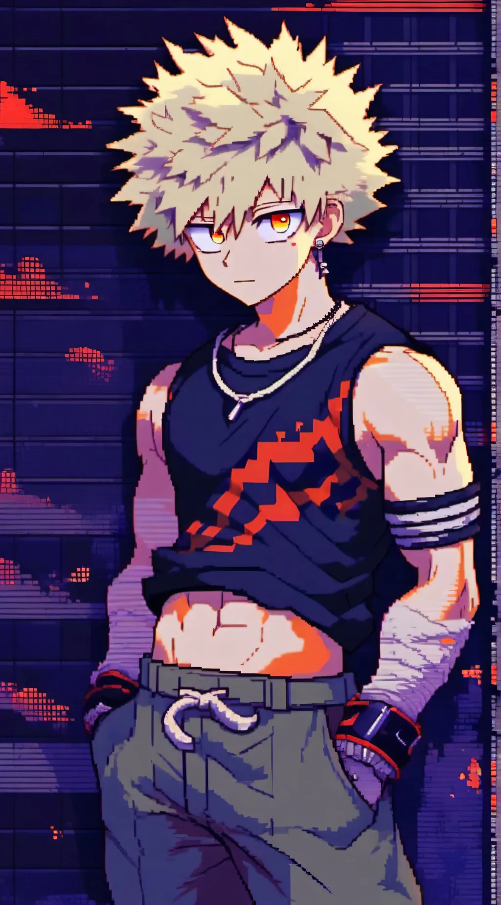 ai character: Katsuki 💥 background