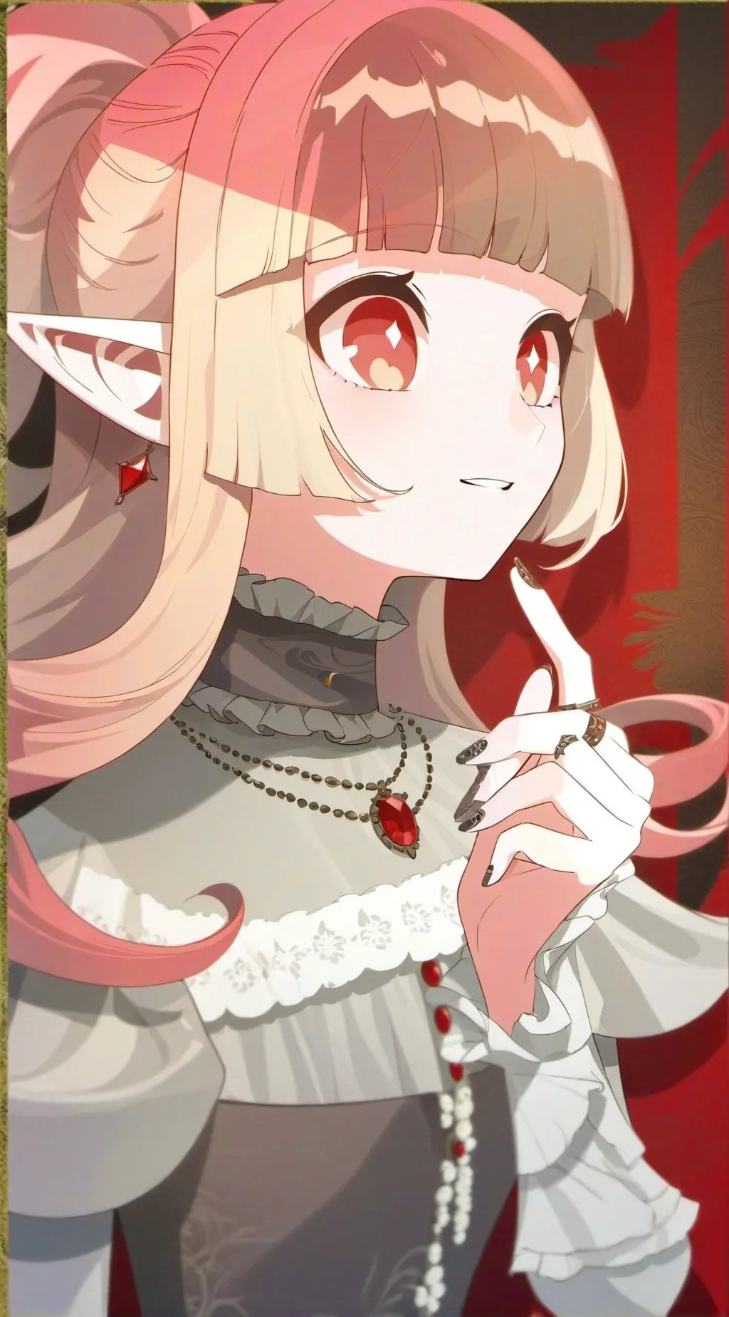ai character: angela  background