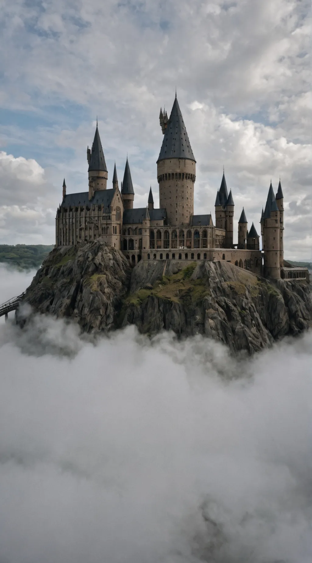 ai character: Hogwarts🙁 background