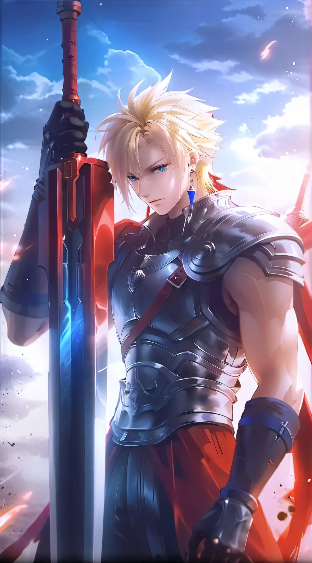 ai character: Cloud background