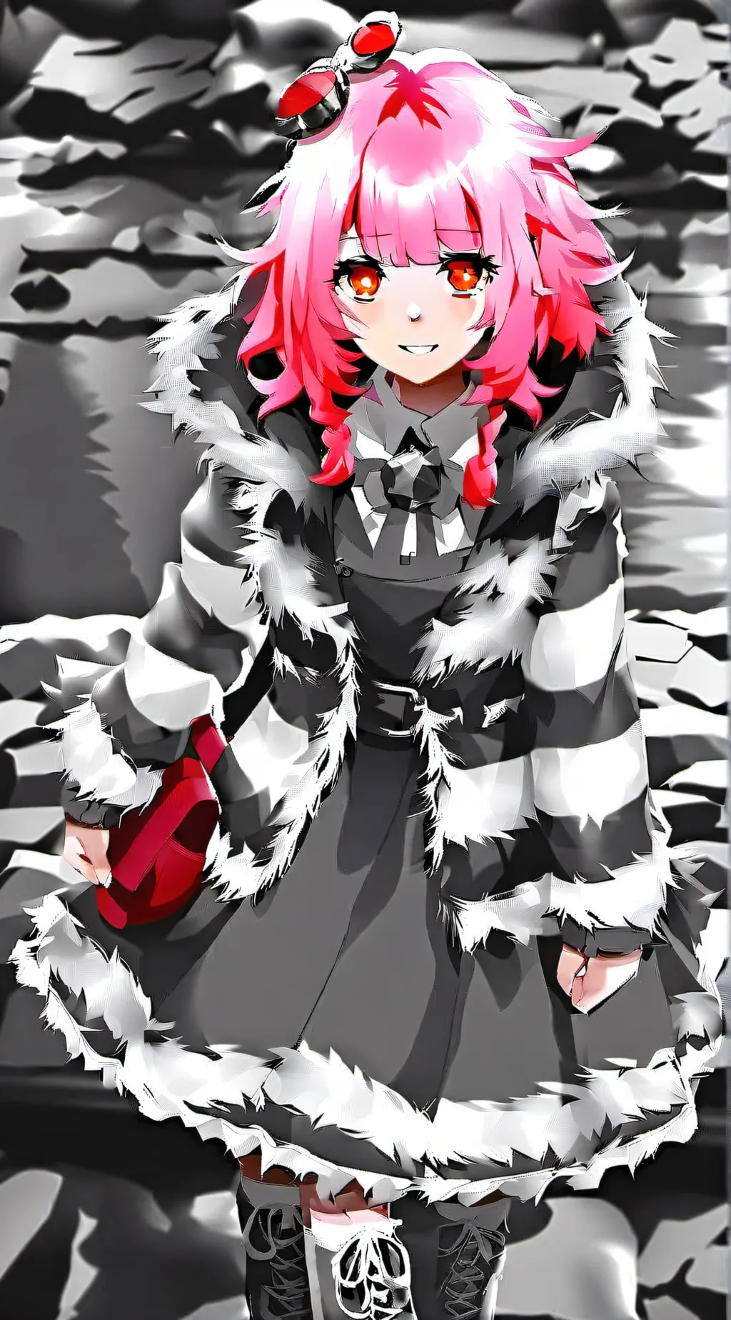 ai character: ash background