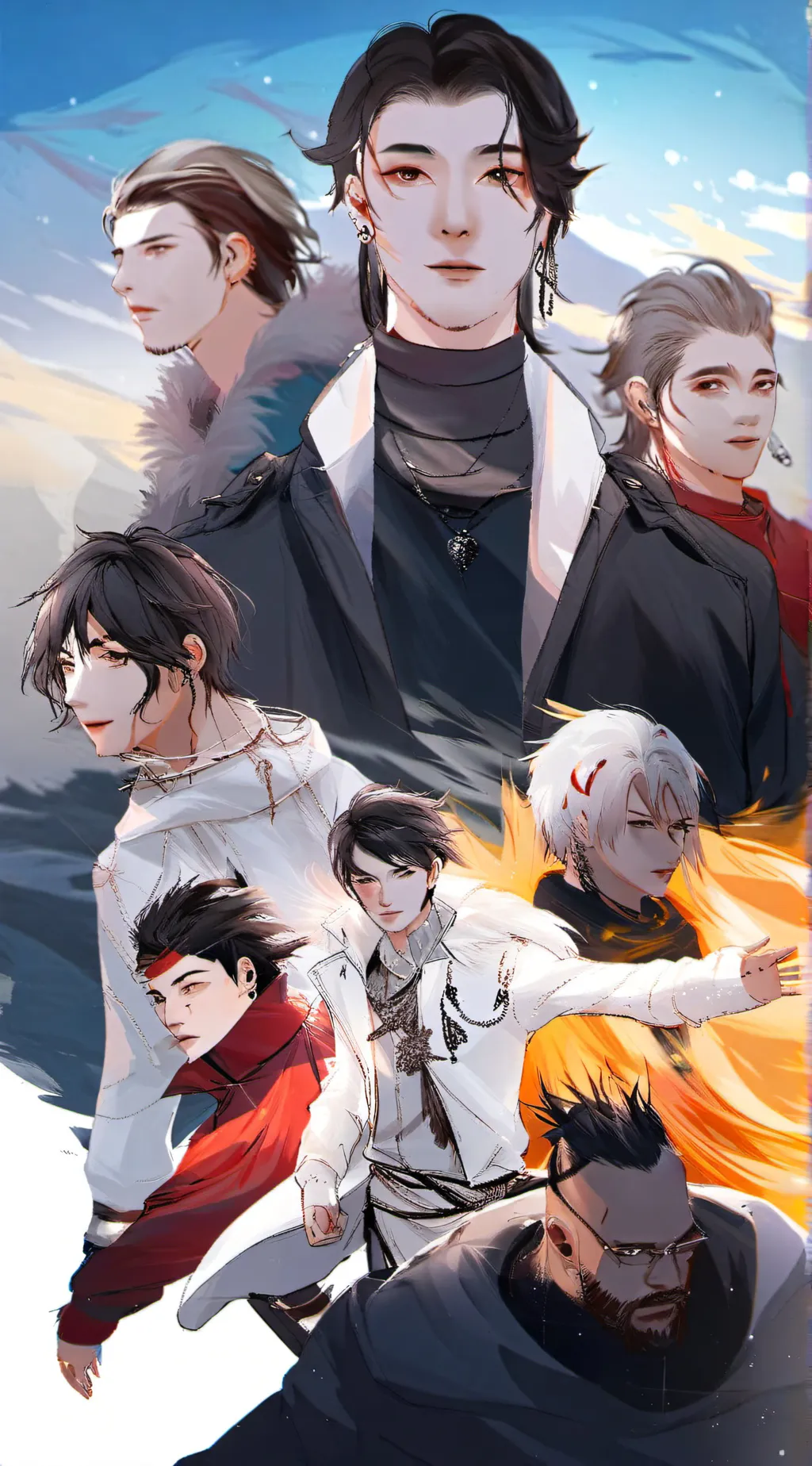 ai character: BTS background