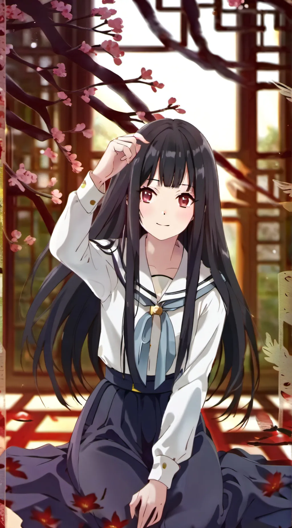 ai character: sadako background