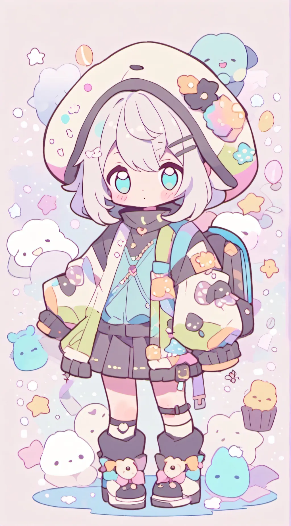 ai character: sis,dad,mom background