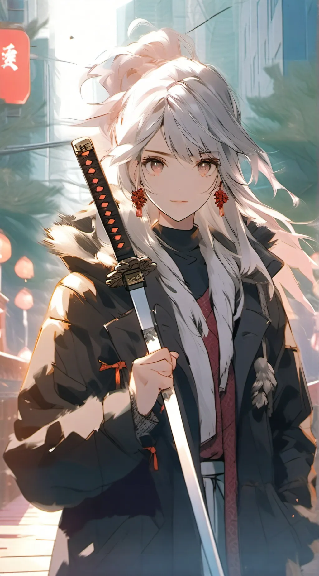 ai character: Ao (Old ally)  background