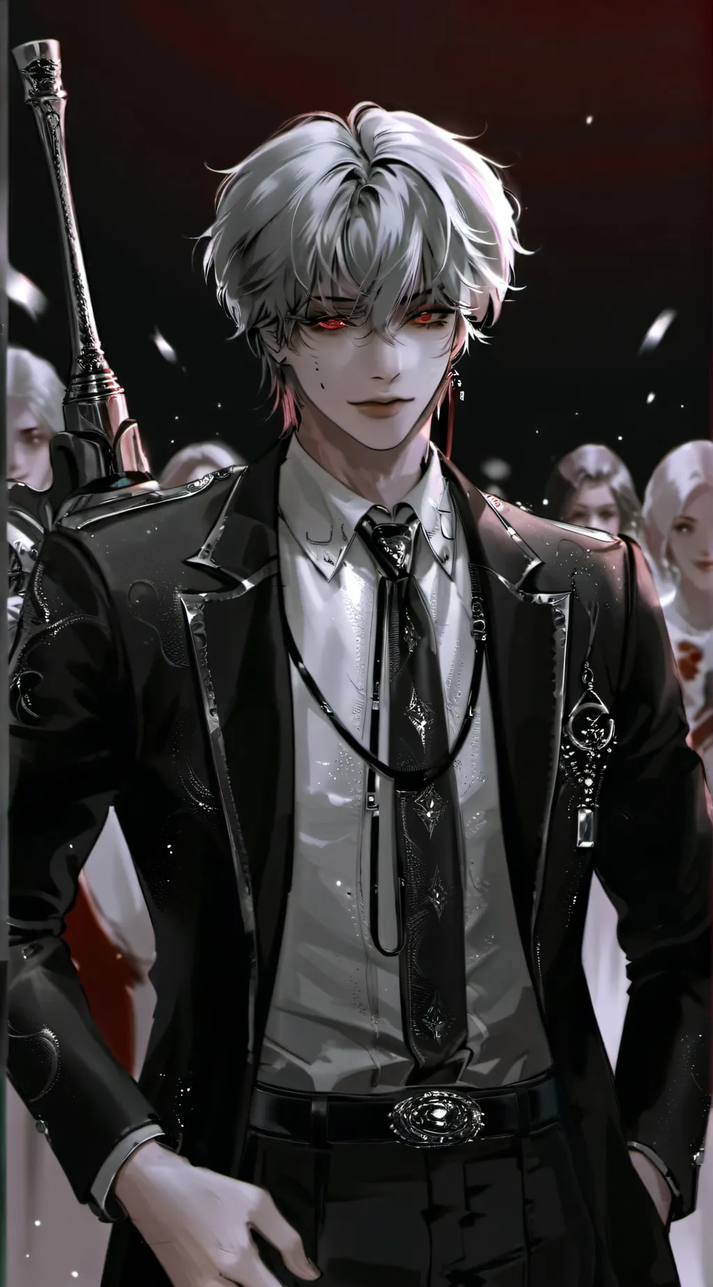 ai character: Деникc background