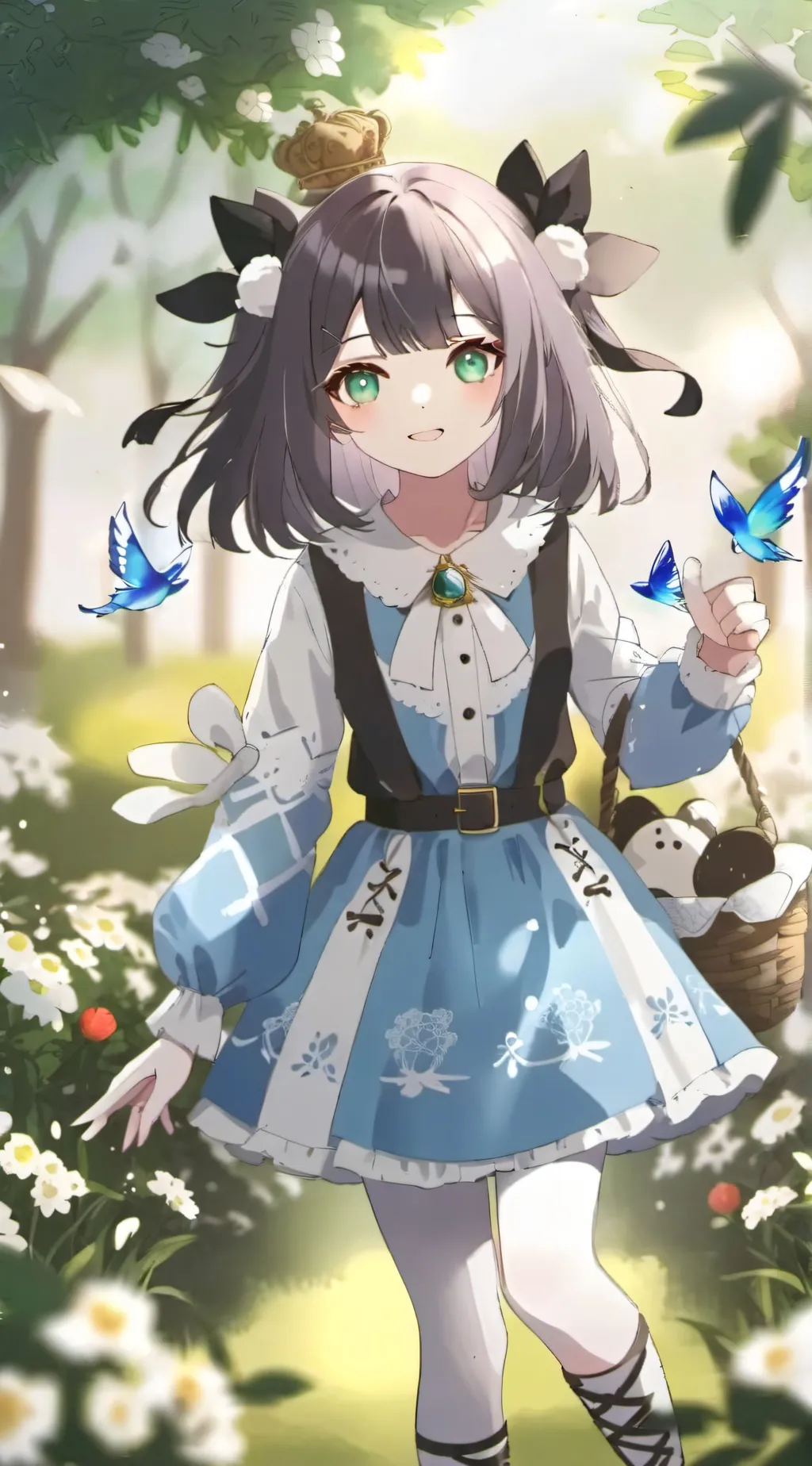 ai character: Luna background