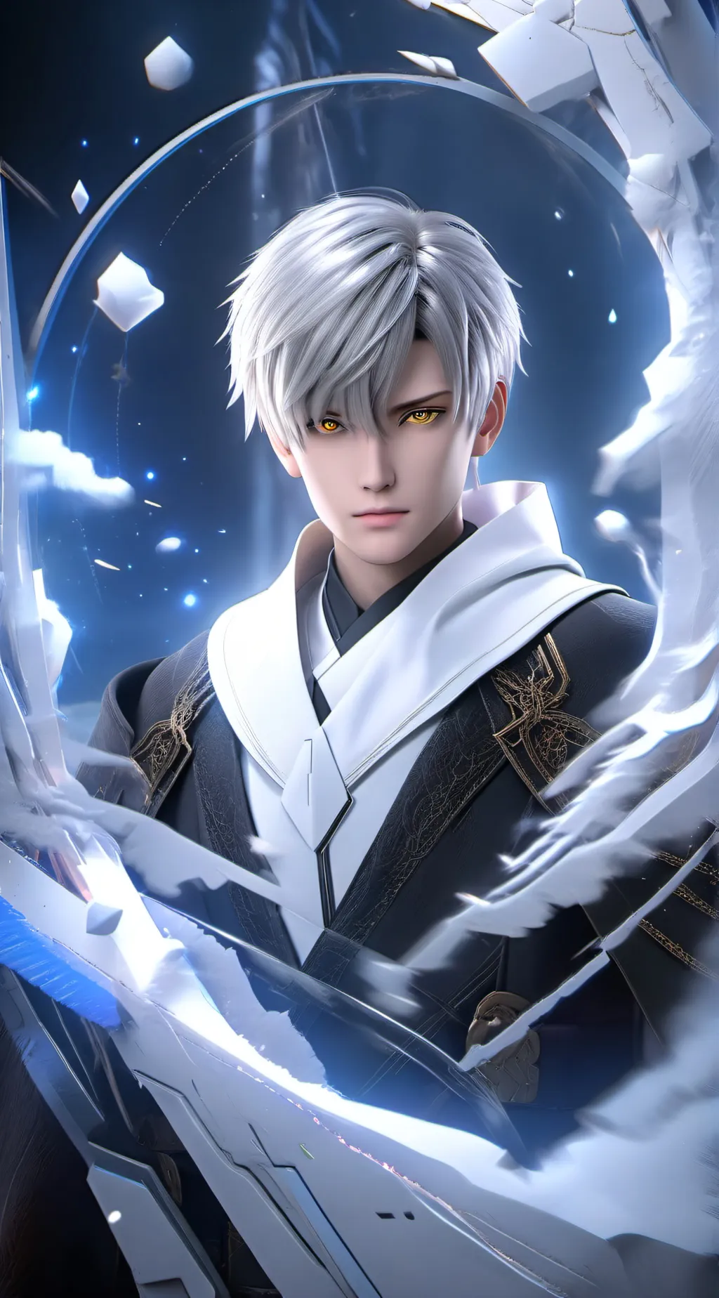 ai character: Lost island background