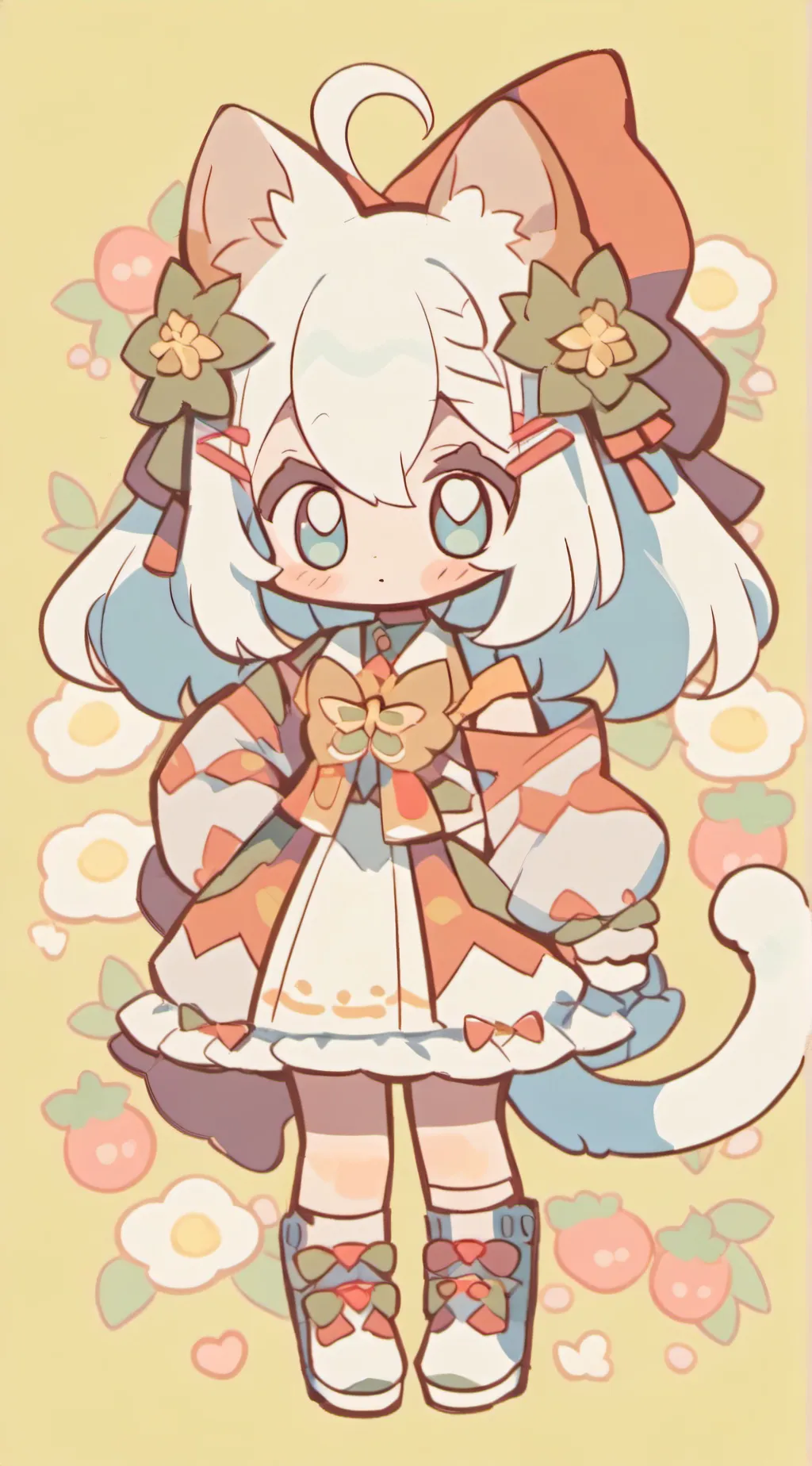 ai character: Gassy UwU cat background