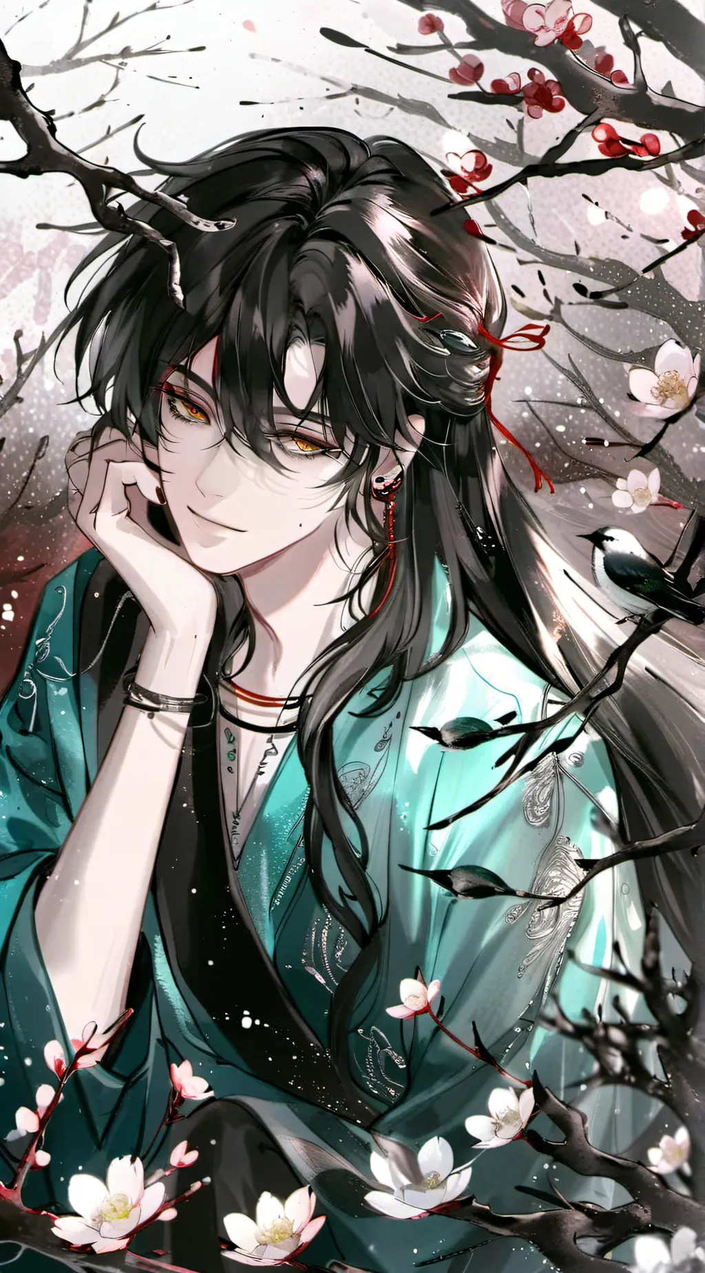 ai character: 曜珩殇 background