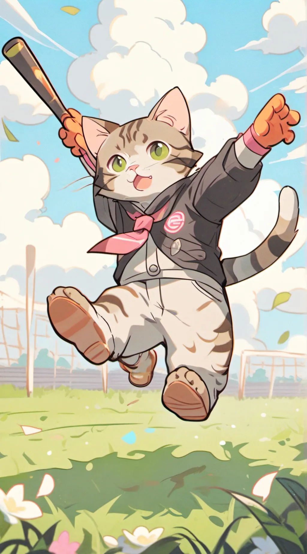 ai character: bad kitty background