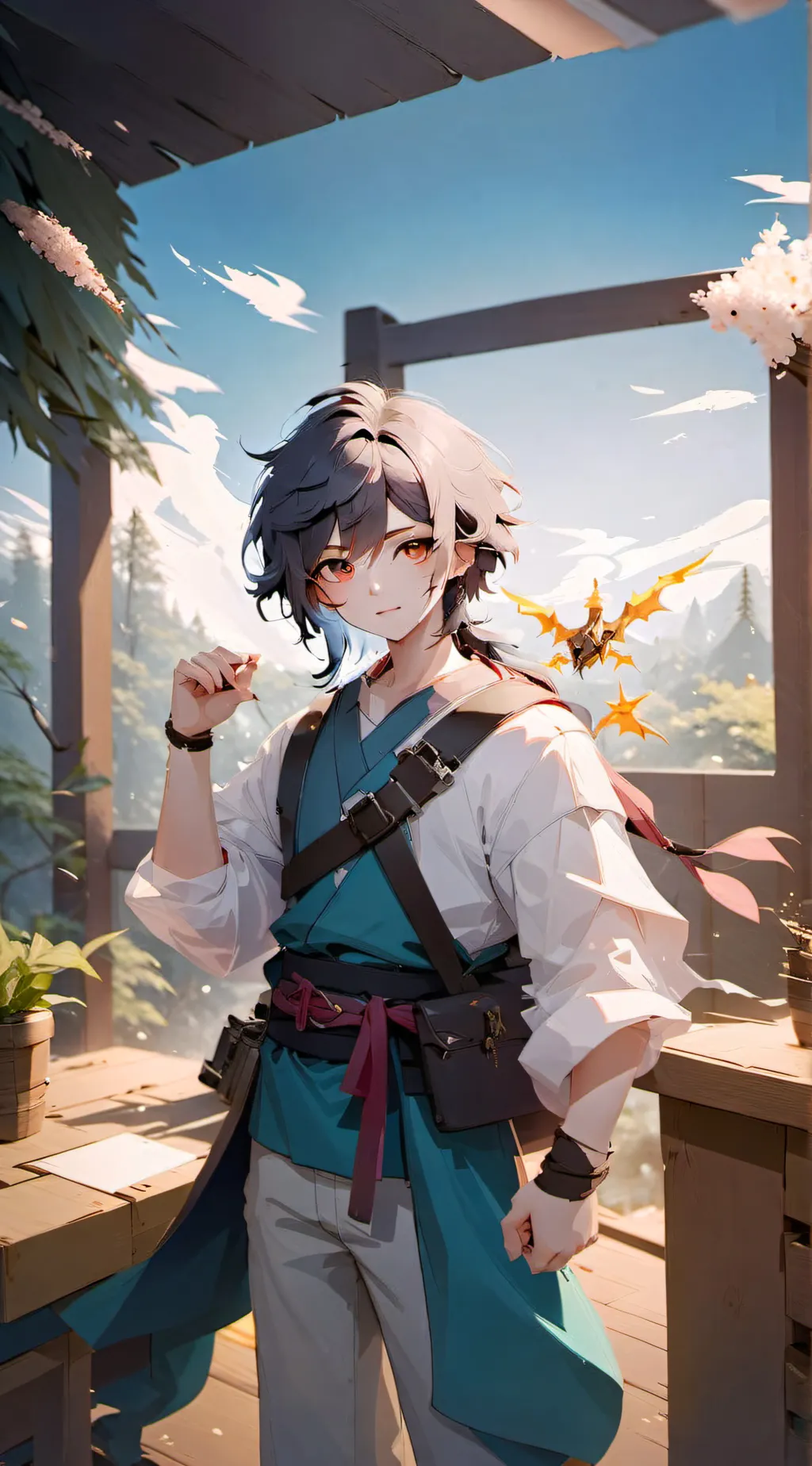 ai character: kelvin background