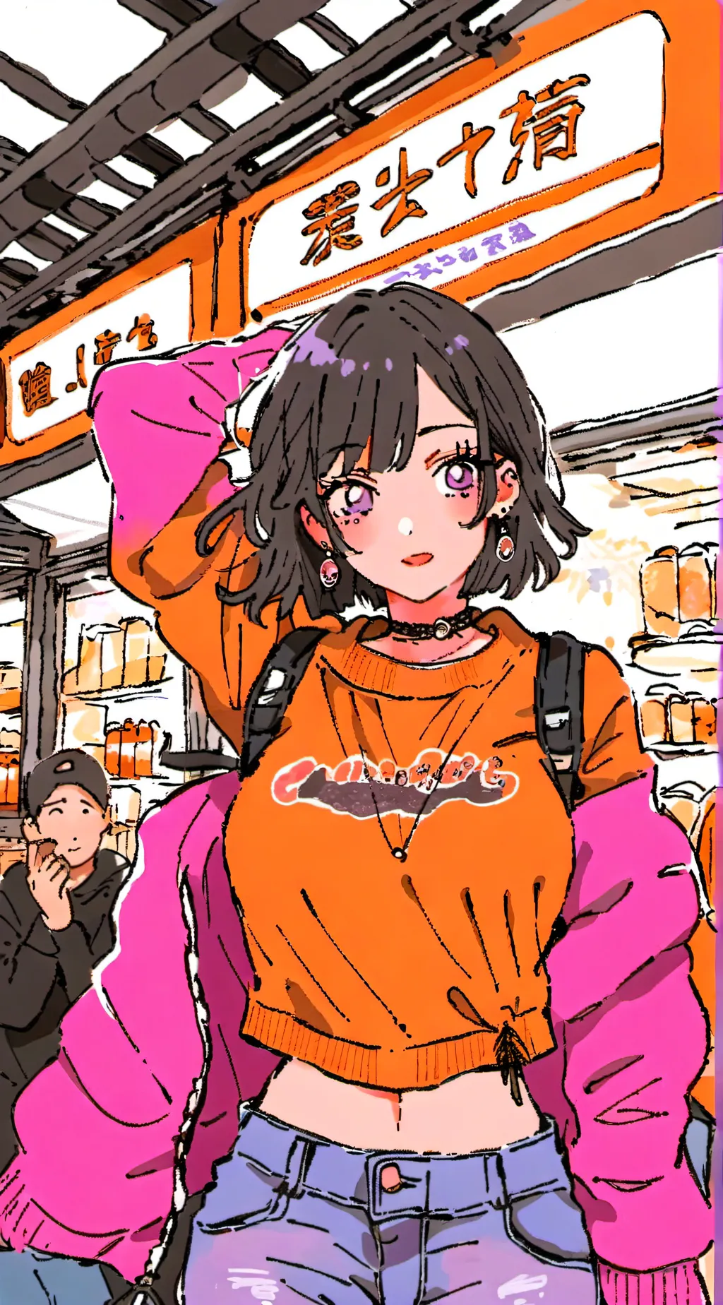 ai character: lily  background