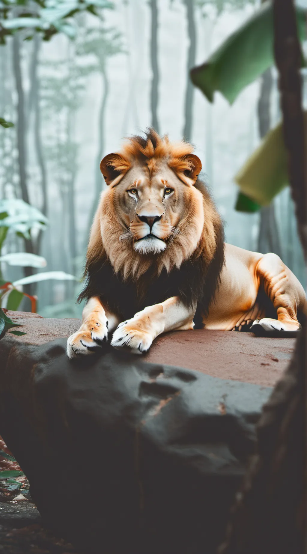 ai character: +LION KING VERSE+ background