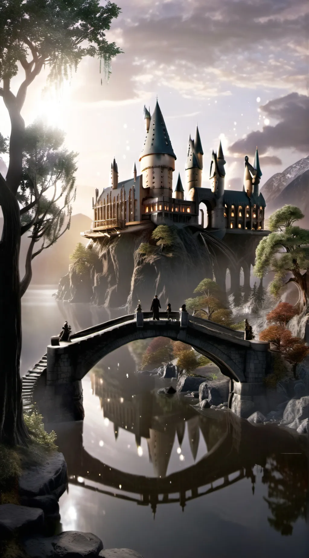 ai character: Hogwarts  background