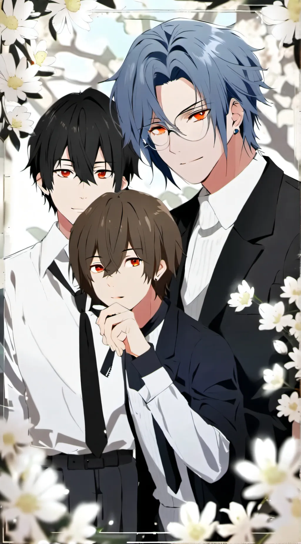 ai character: ✨Noah,Elias,Cosmo✨ background