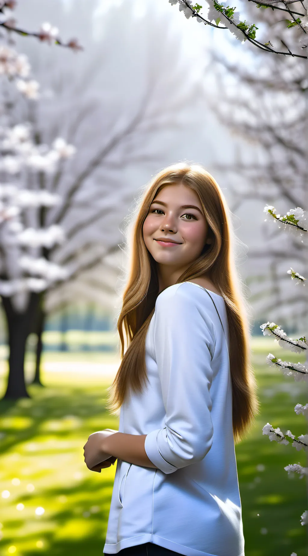 ai character: Leia New background