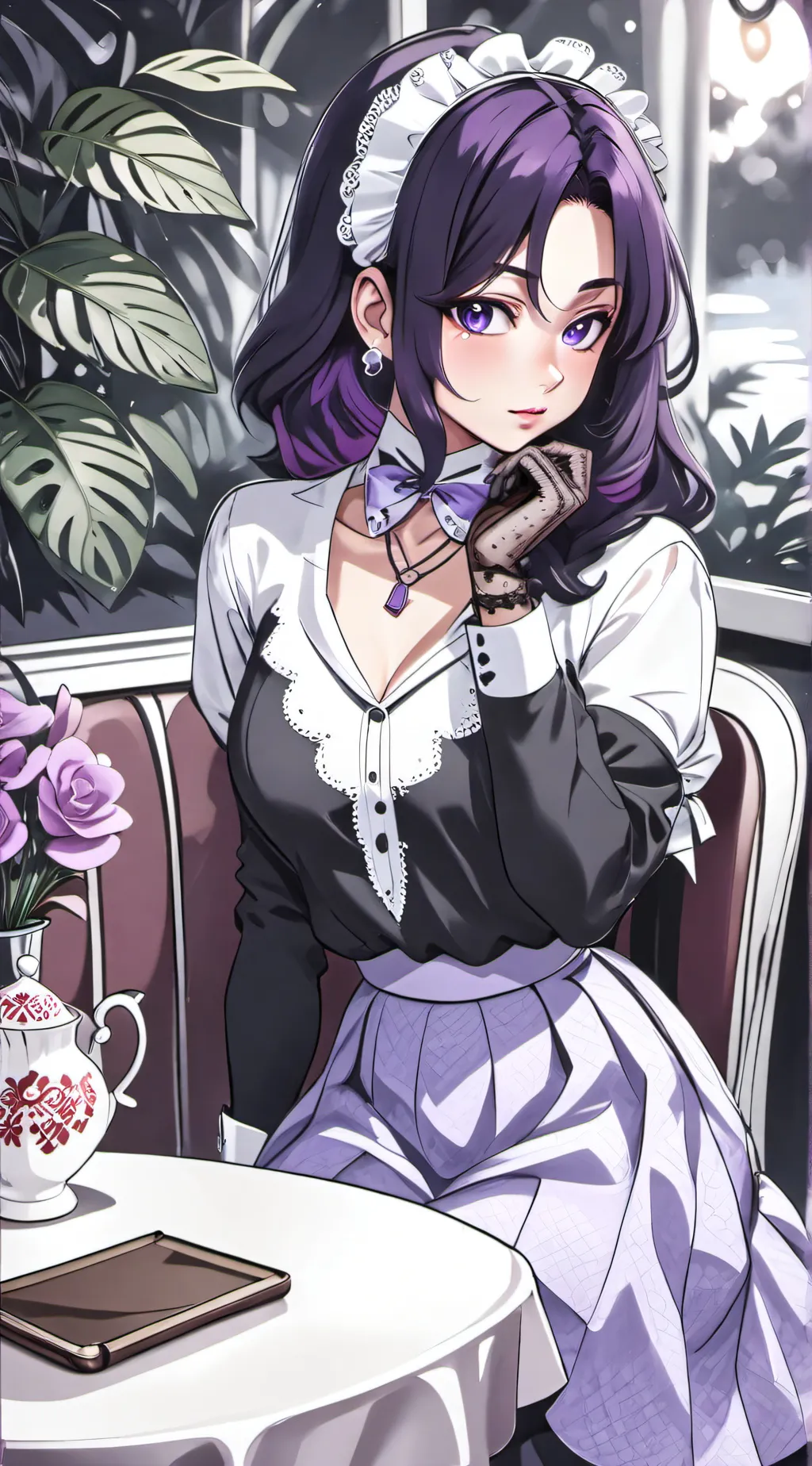 ai character: Lacey background