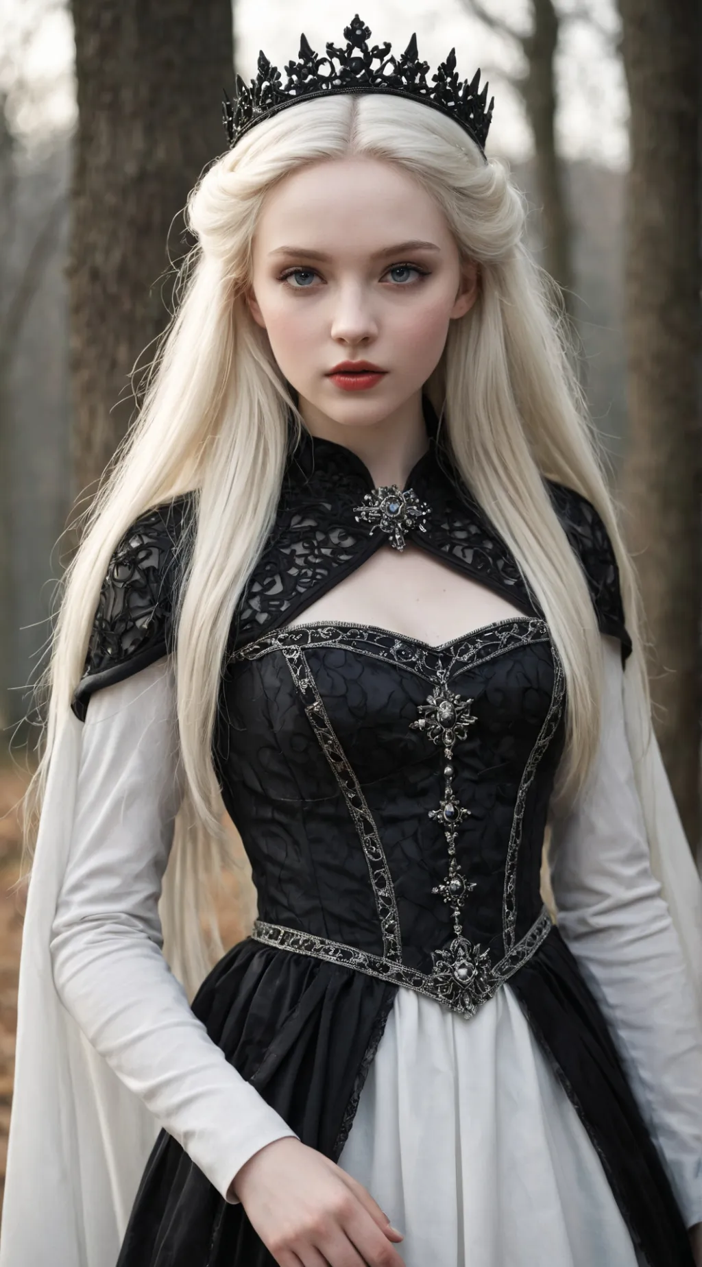 ai character: Beatrice Dark background