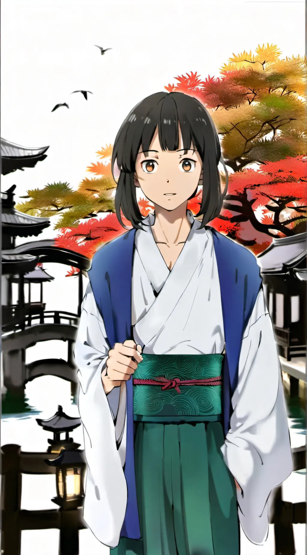 ai character: Haku background