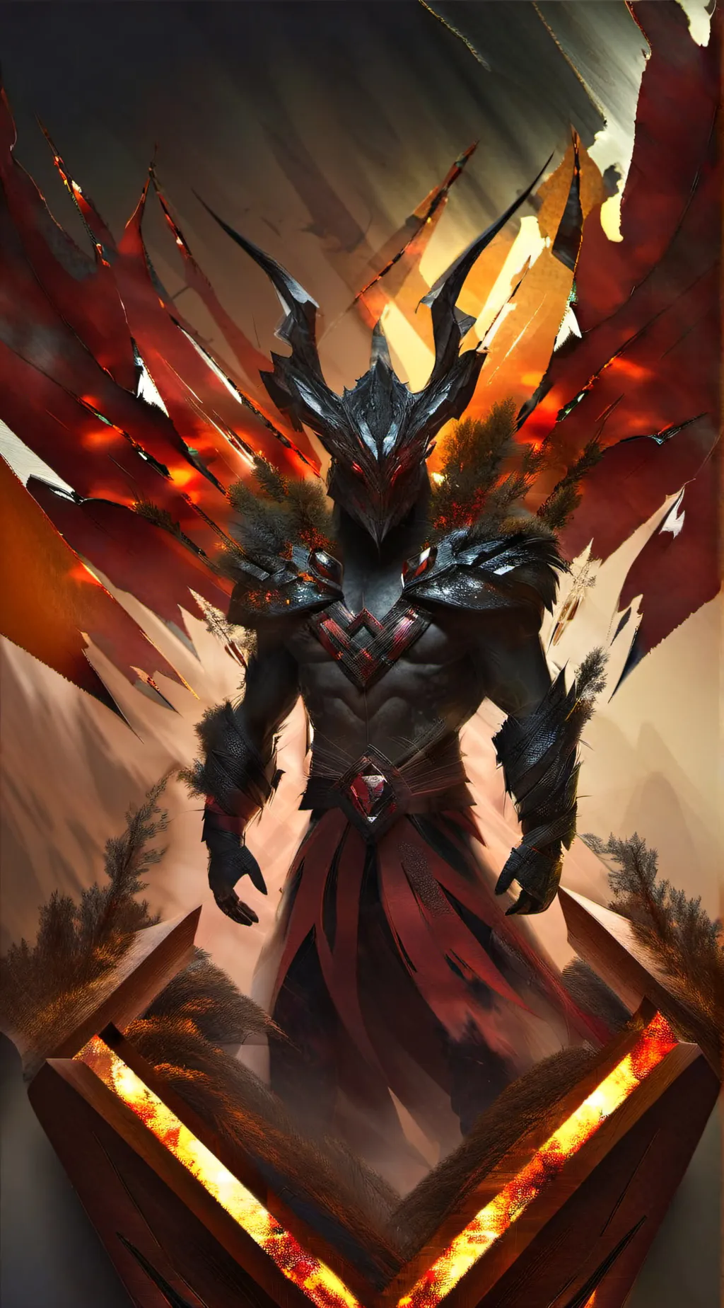 ai character: Morgundu background