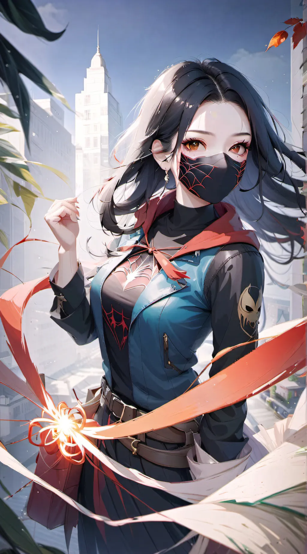ai character: Spider-Women(Kara) background