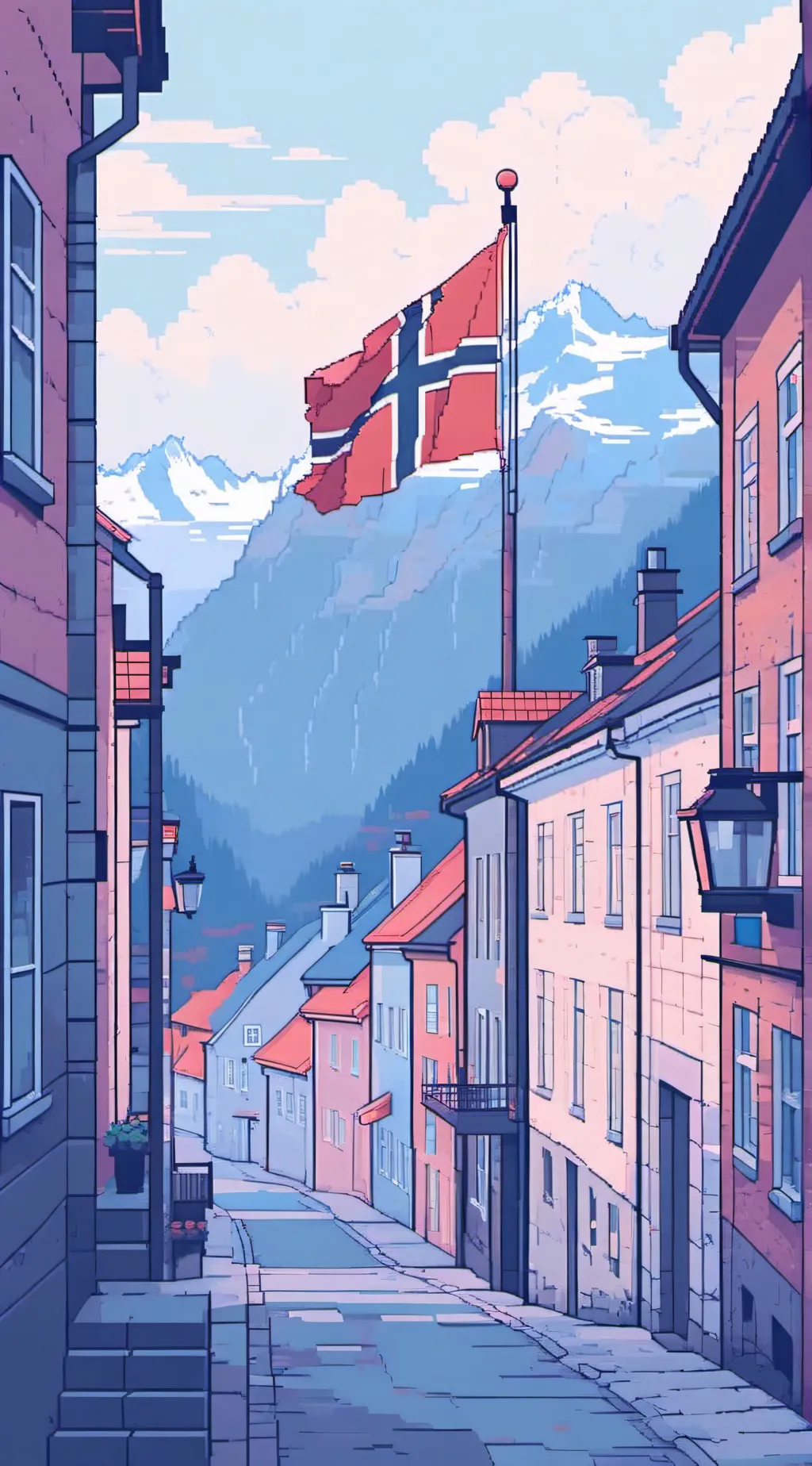 ai character: Norway background