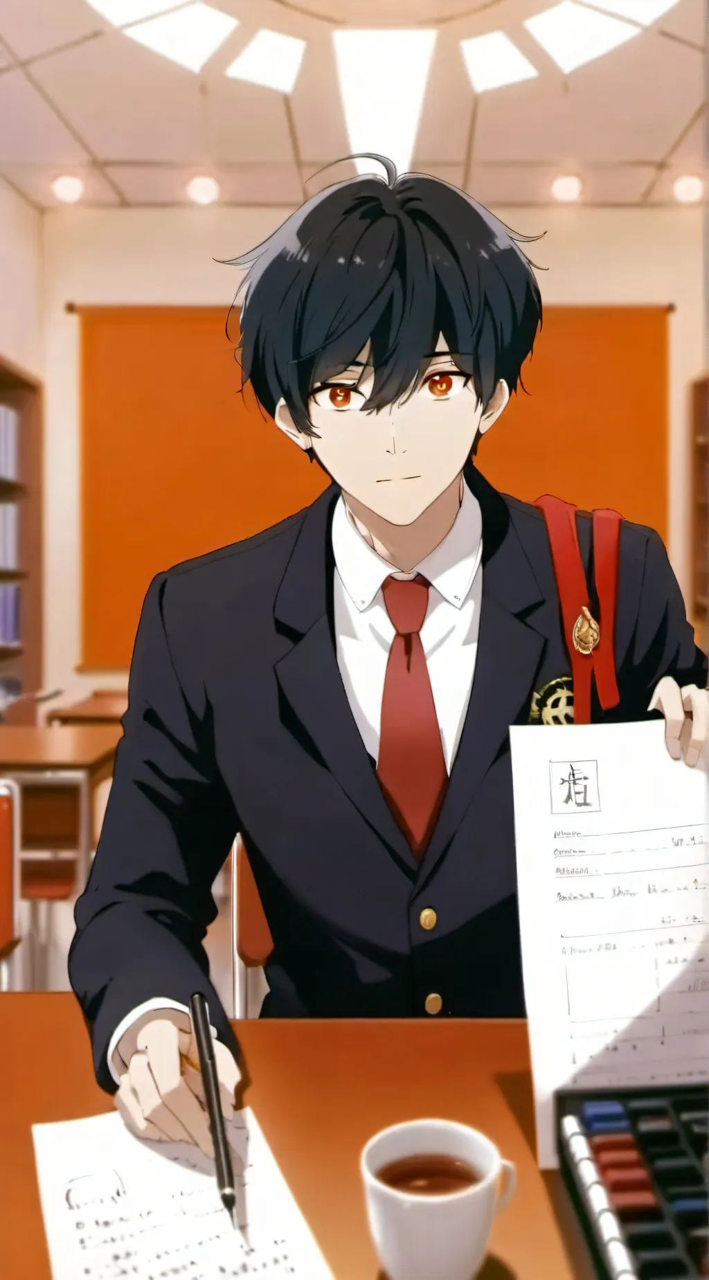 ai character: Mha background
