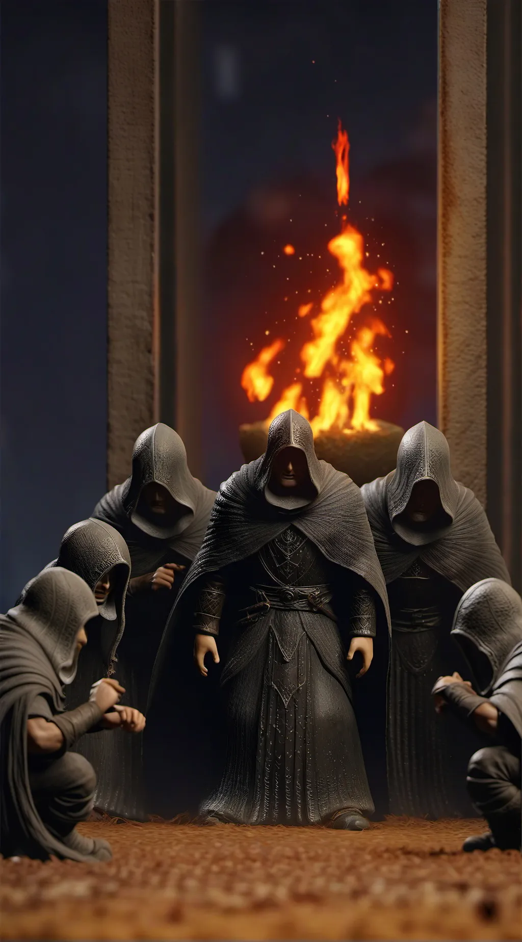 ai character: Hell  background